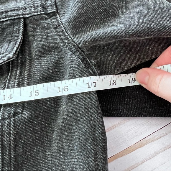 NWT TNR Black Denim Jacket size Small - Picture 10 of 11